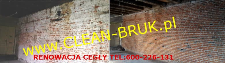 czyszczenie i renowacja cegły w Małopolsce