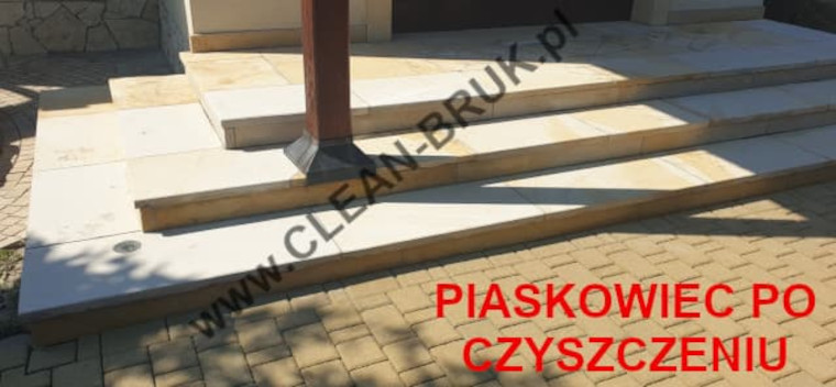 czyszczenie i remont schodów z kamienia w Krakowie