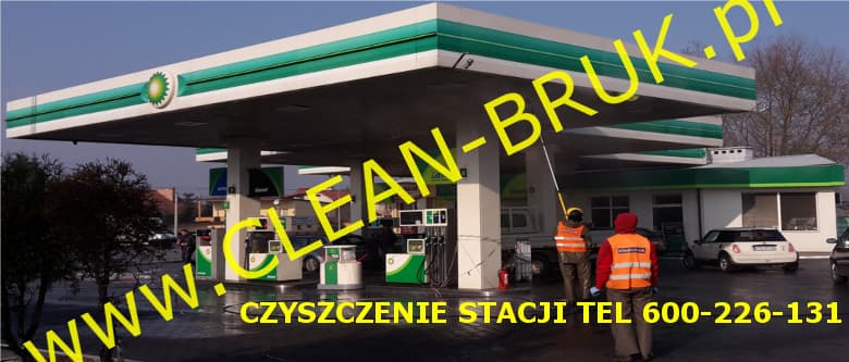 czyszczenie infrastruktry stacji benzynowych Kraków