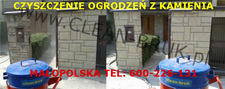 czyszczenie i konserwacja ogrodzeń z płytek piaskowca Kraków