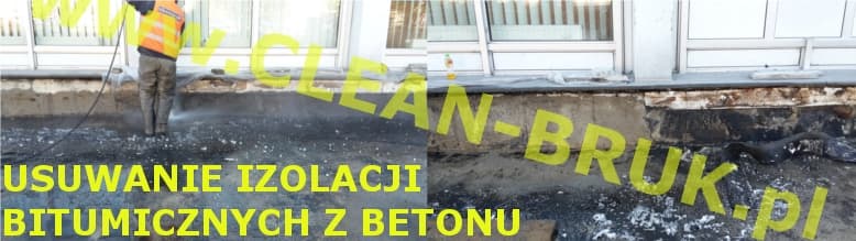 usuwanie starych warstw izolacji bitumicznych z betonu Kraków